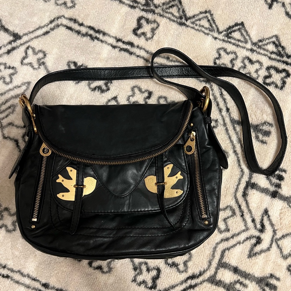 Marc by Marc Jacobs Leather Petal to the Metal Natasha Bird Shoulder Bag
